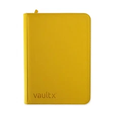 Vault X Sunrise Yellow 9-Pocket Exo-Tec Zip Binder - 360 Cards - New