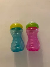 Nuby 2-Pack No-Spill Easy Grip Cups, 10 Ounce