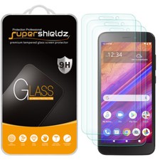  3-Pack Supershieldz Tempered Glass Screen Protector for BLU View 1