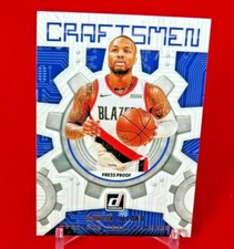 Damian Lillard Craftsmen Press Proof Insert 2021-22 Donruss Basketball