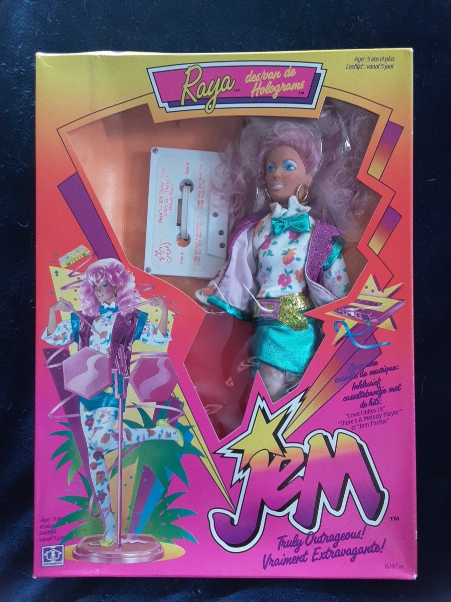 1986 JEM Truly Outrageous! - RAYA Doll W/ Cassette Set 1986 JEM Truly Outrageous! - RAYA Doll W/ Cassette Set