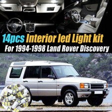 14pc Super White Car Interior Led Light Kit For 1994-1998 Land Rover Discovery 14pc Super White Car Interior Led Light Kit For 1994-1998 Land Rover Discovery