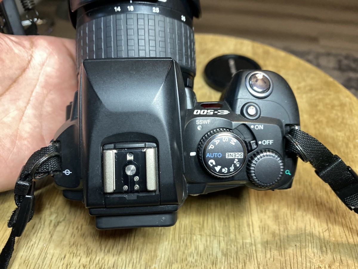 Olympus Evolt E-500 8MP DSLR Camera Zuiko 14-45mm Lens Tested NO