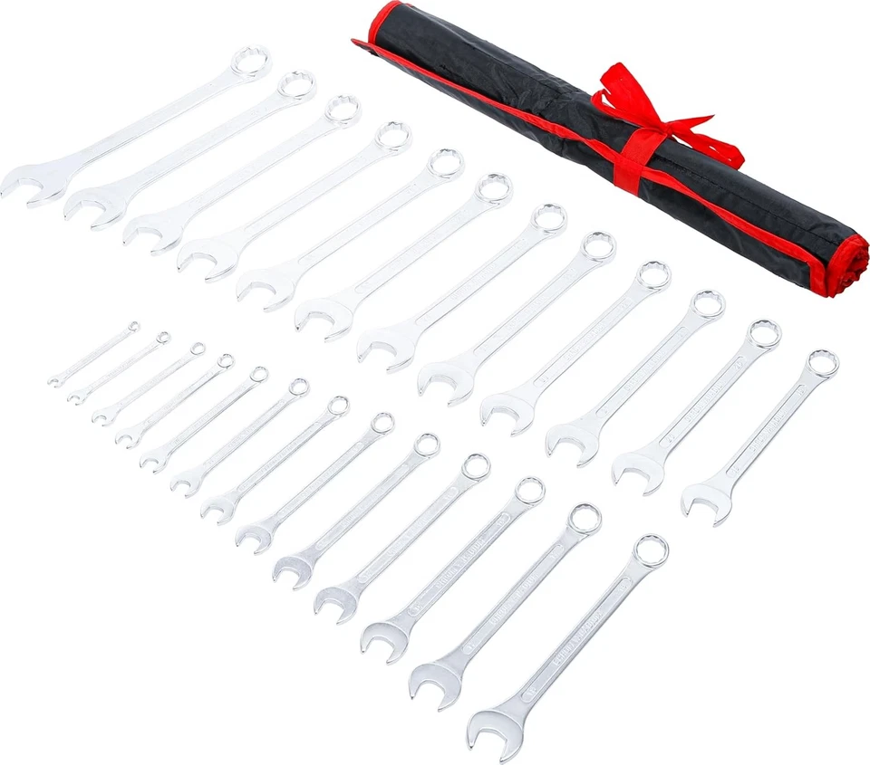 Kraftmann - Set Di 25 Chiavi Combinate, 6-32 Mm - Immagine 3 di 4