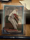 Payton Tolle 2024 Bowman Draft BDC-63 1st Bowman Sky Blue Refractor - Red Sox