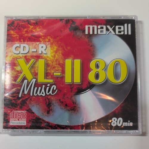 7x MAXELL MUSIC XL-II 80 - CD-R CDR Blank CDs New & Sealed - Afbeelding 2 van 4