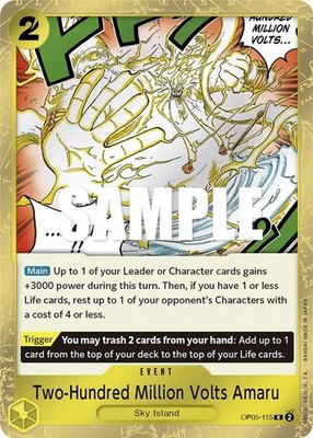 Two-Hundred Million Volts Amaru (OP05-115/258) opcop05 LP FOIL