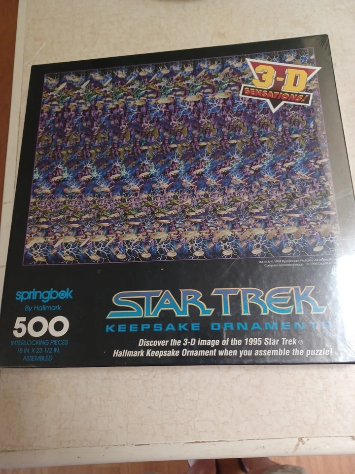 Rompecabezas 3D Star Trek 500 piezas 1994 Springbok por Hallmark nuevo Foto 2 de 3