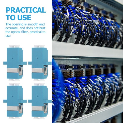 12 Pcs Fiber Optic Coupler Fiber Optic Connectors Network Connector - Afbeelding 6 van 11