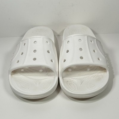 Crocs Baya Slides Mens 10 Womens 12 White‎ Slip On Comfort Sandals 205392 Crocs Baya II Slide Sandals - Lightweight Comfort - Walmart.com main image 3