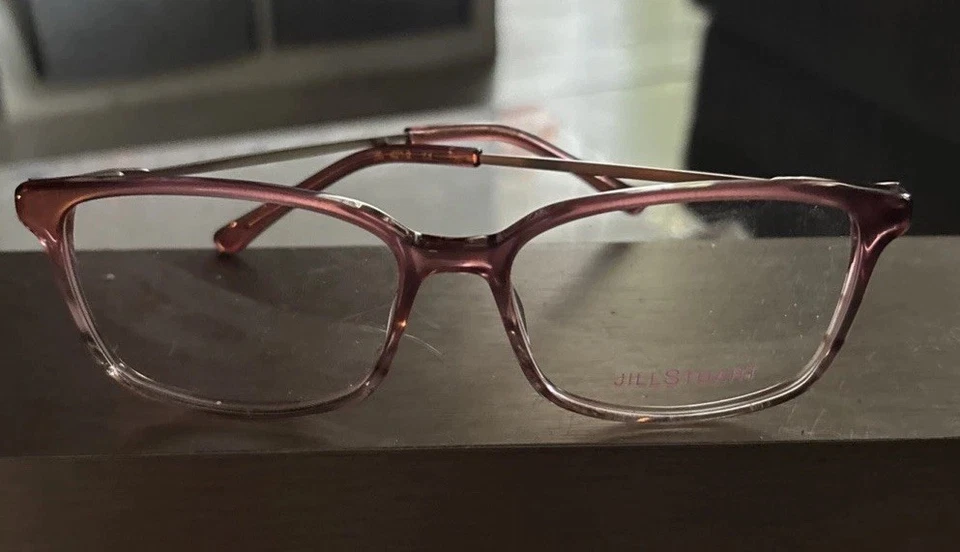 Monturas de gafas Jill STUART SOLO 53/15/135 ROSA ¡TOTALMENTE NUEVAS!! Foto 2 de 3