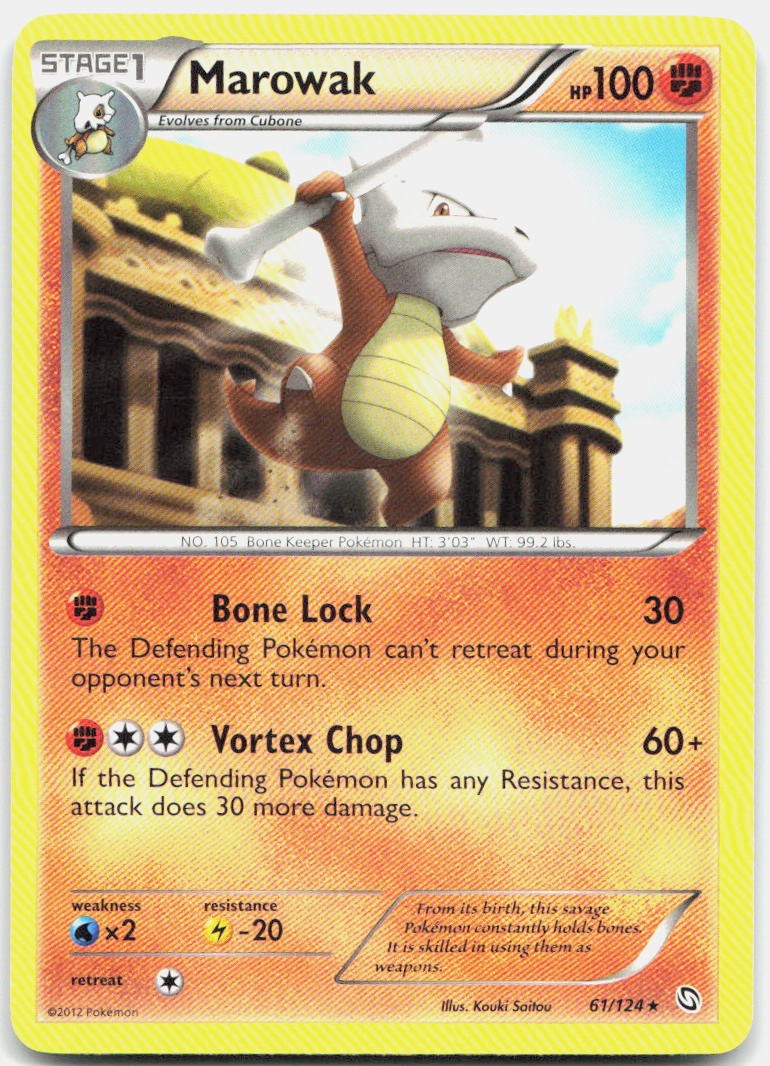 Marowak Rare Dragons Exalted 61/124 NM