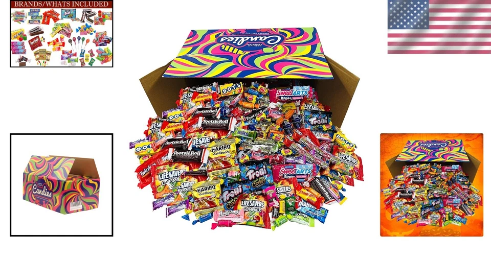 Оптовые классические конфеты - 180 в индивидуальной упаковке - Изображение 2 из 4