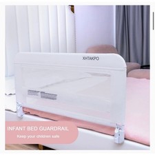 Guard Rail for Bed,Reinforced Anchor Safety Double Bed Rail Grey