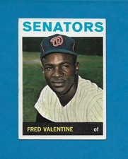 1964 Topps #483 Fred Valentine Washington Senators Centered EX