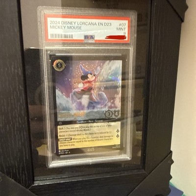 PSA 9 D23 Expo 2024 Disney Lorcana MICKEY MOUSE PLAYFUL SORCERER Promo Card