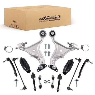 14PC Front Lower Suspension Kit Control Arms +Ball Joint for VOLVO S80 2001-2006
