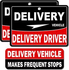 Delivery Driver Magnet for Car, Delivery Magnetic Car Door and Bumper Sign, High