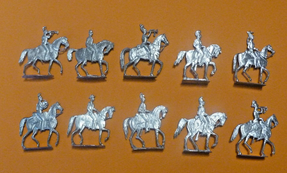 Plats d'étain - Zinnfiguren - Flat Tin : Kilier - 14 fantassins japonais en 1908