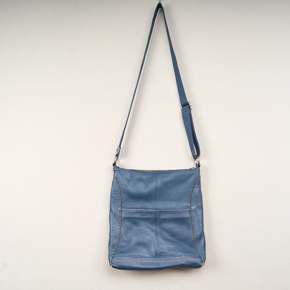 Bandolera de cuero The Sak azul guijarros correa ajustable Foto 4 de 4