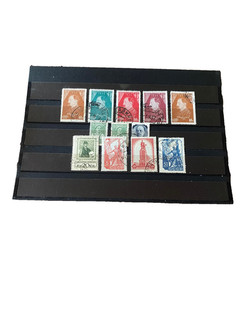STOCK CARD WITH OLD SOVIET UNION STAMPS