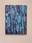 Swamp Blues Original Oil Painting Textured Abstract 12x16