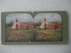 Stereo Card Native American Indians-THE OLD CHIEF.THE BEAVER'S CAMP.460. A8835 — photo 1