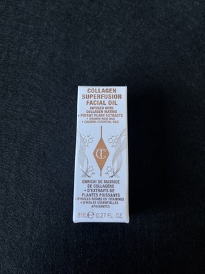 Travel Charlotte Tilbury Collagen Superfusion Facial Oil .27fl oz 8ml New In Box