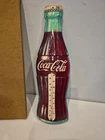 1950s Coca-Cola Bottle Metal Advertising Thermometer Vintage Collectible In Box