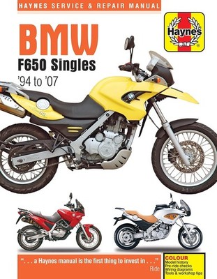 BMW F650 SINGLES, '94-'07 (HAYNES POWERSPORT) BY Haynes Publishing PAPERBACK