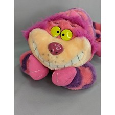 Disney Parks Vintage Plush Cheshire Cat Alice in Wonderland Made in Korea 20"
