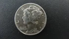 1945  Mercury Dime - 90% Silver - Good Coin