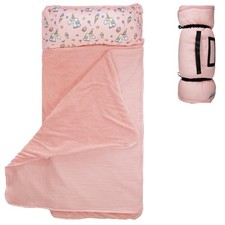 Toddler Kid Nap Mat with Removable Pillow Flannel Blanket: Cozy and Comfort...