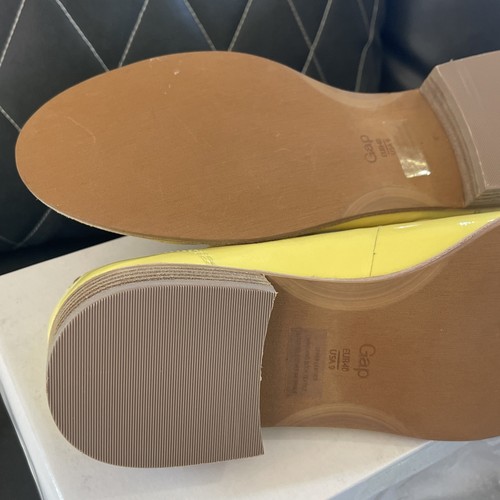 GAP Holiday Pale Lemon Color. Structured Oxford Shoes. Brand New. Sz9. EUR40 - Picture 8 of 12