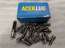 BMW G80 G82 G83 M3 M4 F or G Series Titanium TORX Wheel Bolts 20pc M14x1.25x28