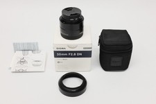 Sigma Art 30mm f/2.8 E mount prime lens for Sony cameras 