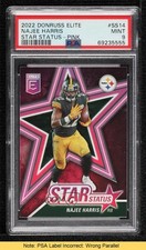 2022 Panini Donruss Elite Star Status Green Najee Harris PSA 9 MINT READ 0h5h