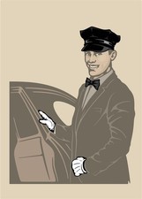 Chauffeur Set Limo Service Hochzeitsauto Fahrer Hochzeit Zubeh&ouml;r Hochzeitsfeier