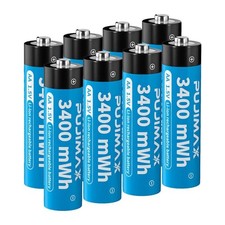 1.5V AA AAA Rechargeable Li-ion Batteries with Fast Lithium Battery Charger LOT