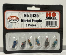 Model Power HO Scale Market People Figures #5735