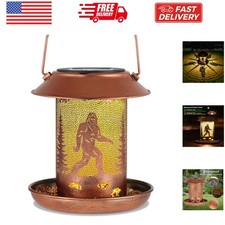 Heavy Duty Copper and Metal Bigfoot Bird Feeder - Perfect for Garden Gifts