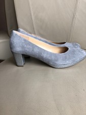 Gabor Schuhe/Pumps grau/silber Gr. 38 Top-Zustand