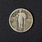 1927-D Standing Liberty Quarter 90% Silver Low Mint Semi-Key