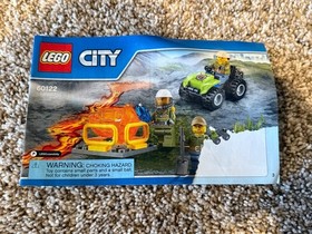 LEGO City Volcano Crawler 60122  w/ instruc & minifigs