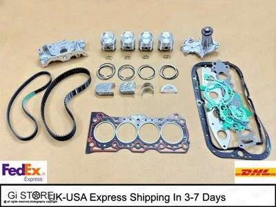 Engine Rebuild Overhaul Kit for 1996-2002 Suzuki Vitara 1.6L SOHC G16 G16B G16KC - Image 1 of 4