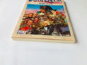 L'Empereur Guide Book Strategy First Edition FC NES with Postcard, Flyer