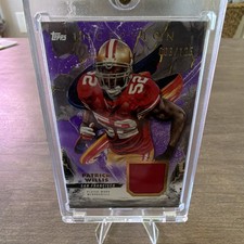 Topps 2024 Inception Relics Patrick Willis Purple Memorabilia #RC-PW /125 49ers