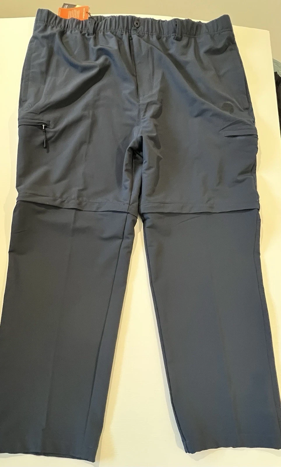 Outer Peak Peformance Pants Mens Size 142 Hiking Walking Stretch Zip Off Leg