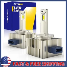 2X LED Headlight Bulbs 200W Replace D3S D3R HID Xenon Super White Conversion Kit