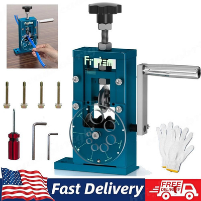 #ad Manual Wire Stripping Machine Portable Cable Stripper 3mm to 20mm Hand Crank US $24.99